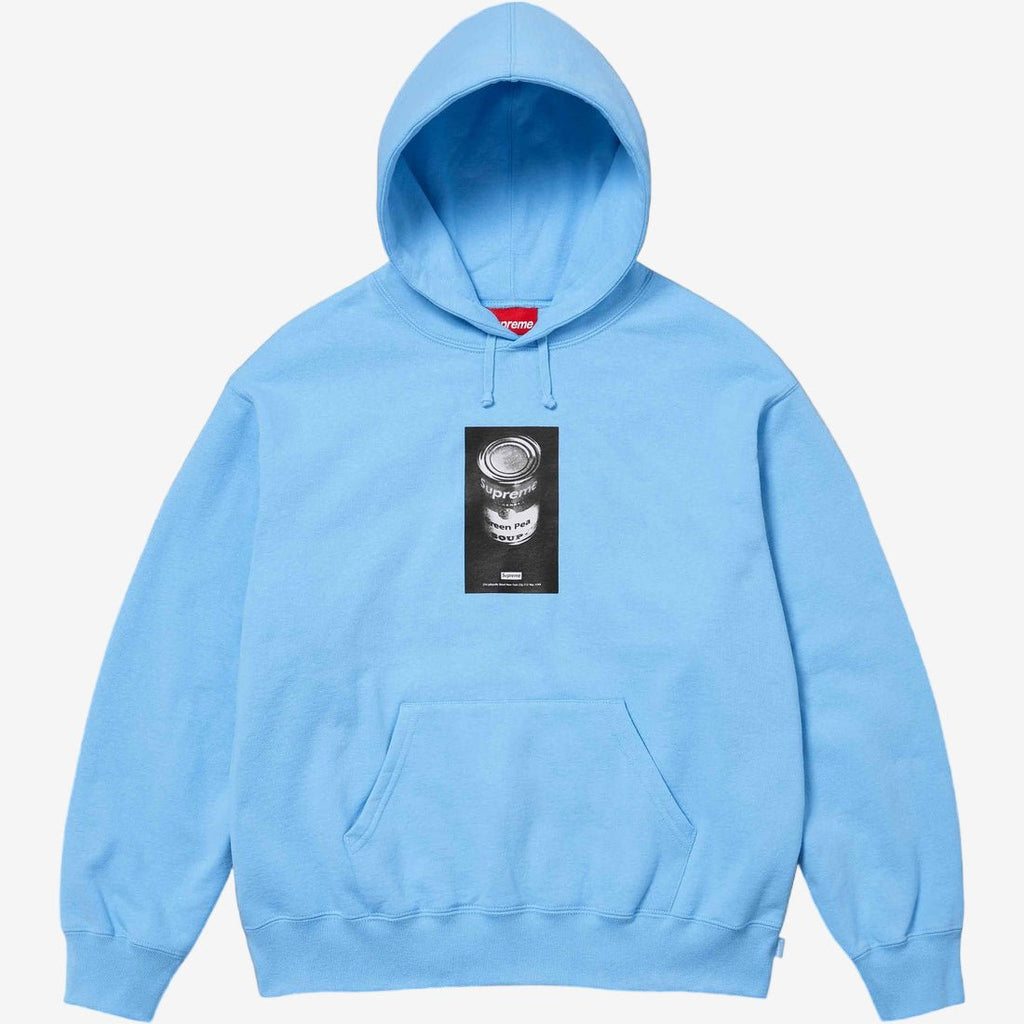 Supreme Soup Can Hooded Sweatshirt Light Blue  – sneaker autêntico da CollectKicks