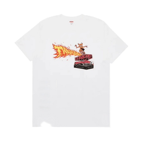 Supreme Thrasher Back Tail Tee White  – sneaker autêntico da CollectKicks