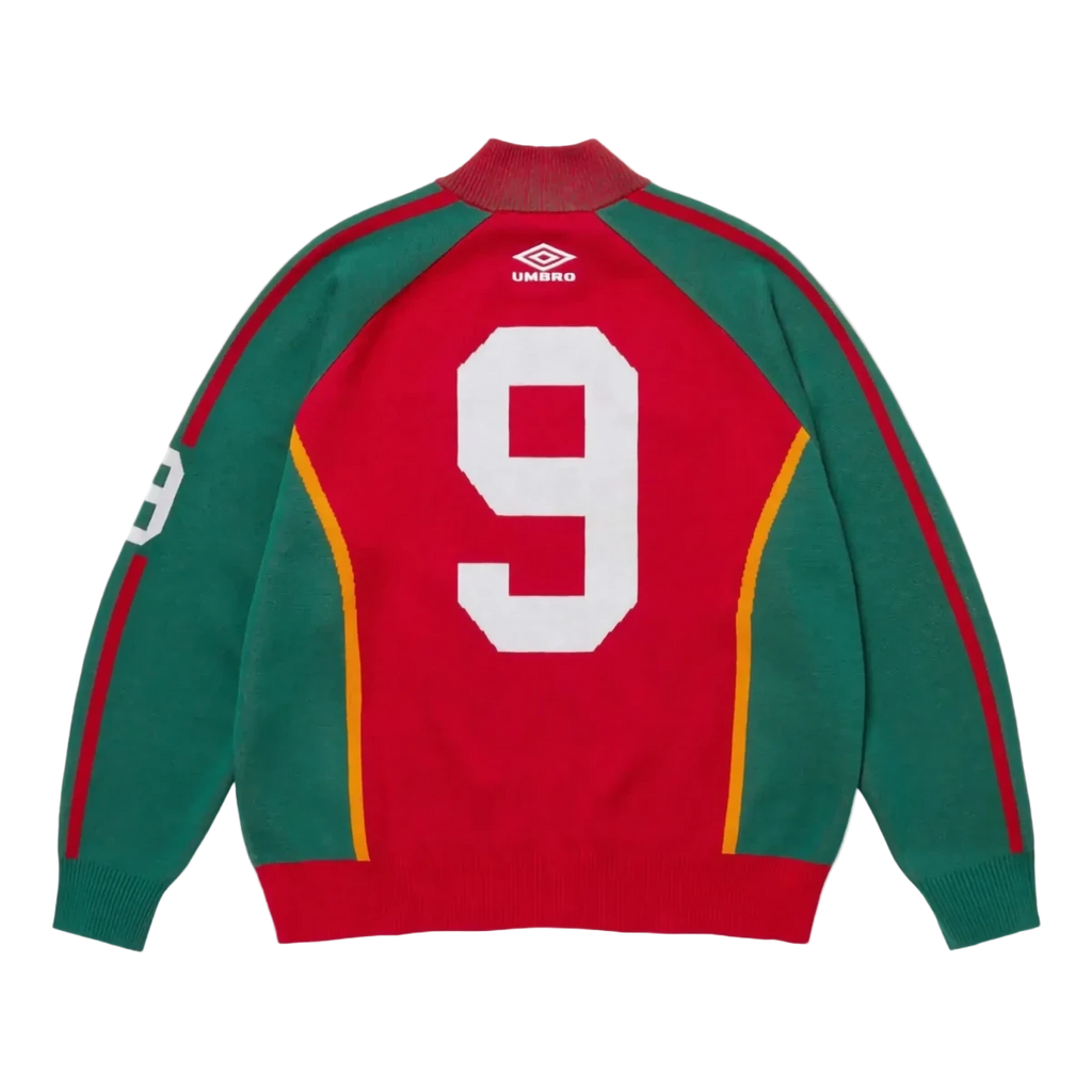 Supreme Umbro Zip Up Sweater Red | Vestuário Exclusivo – CollectKicks