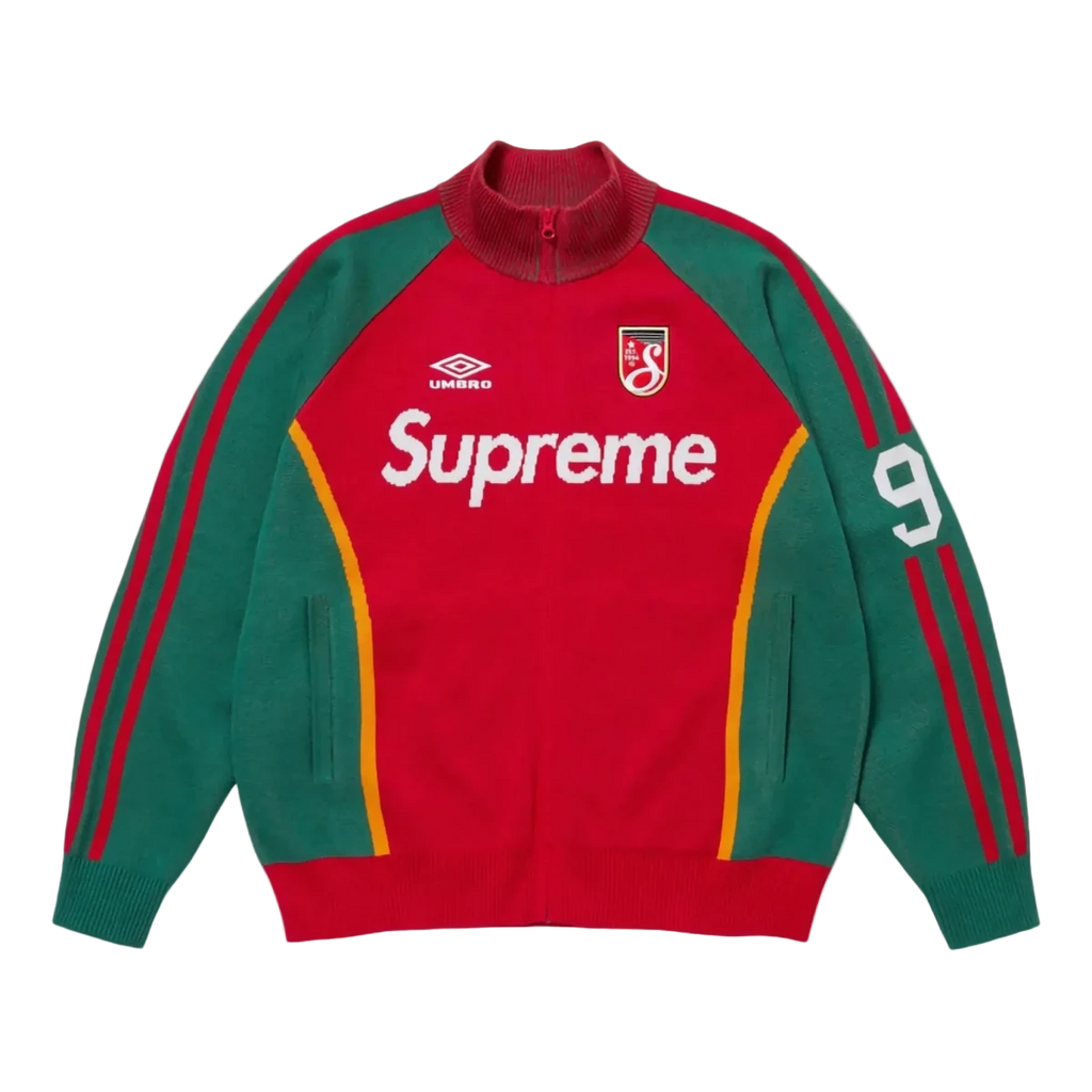 Supreme Old English Track Jacket Black | Vestuário Exclusivo