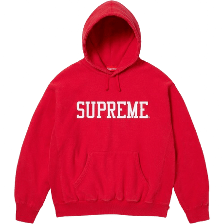 Supreme Varsity Hooded Sweatshirt Red  – sneaker autêntico da CollectKicks