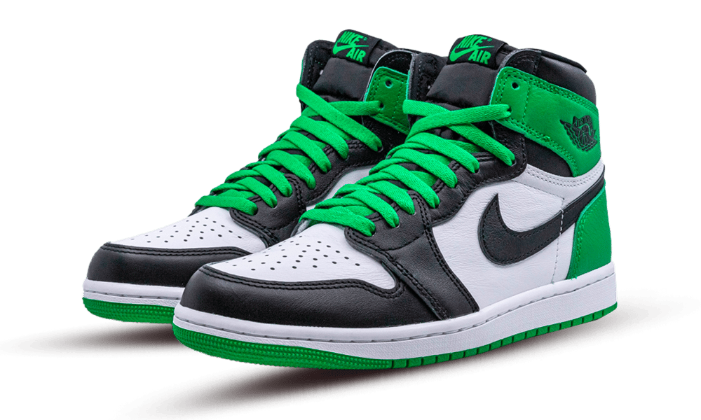 Air Jordan 1 High Retro OG Lucky Green DZ5485-031 – sneaker autêntico da CollectKicks