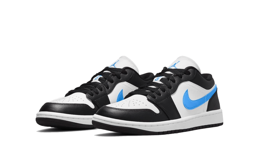 Air Jordan 1 Low Black University Blue White  – sneaker autêntico da CollectKicks
