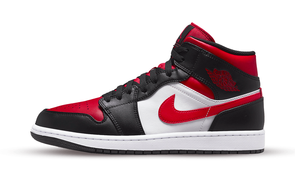 Air Jordan 1 Mid White Black Red 554724-079 – sneaker autêntico da CollectKicks